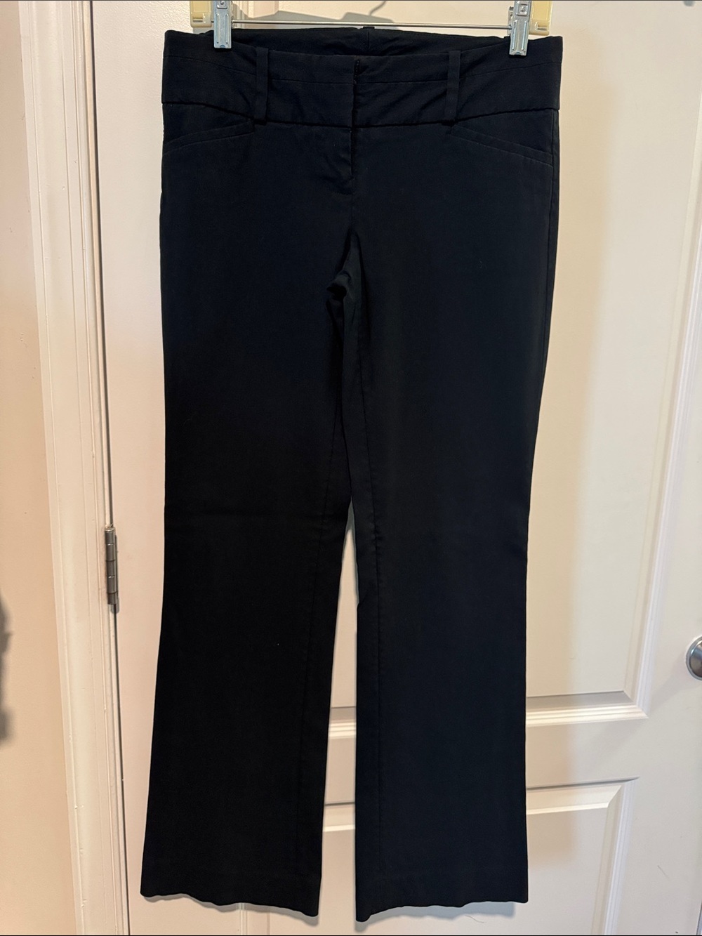 The Limited Exact Stretch Pants, Black, size 4, straight leg